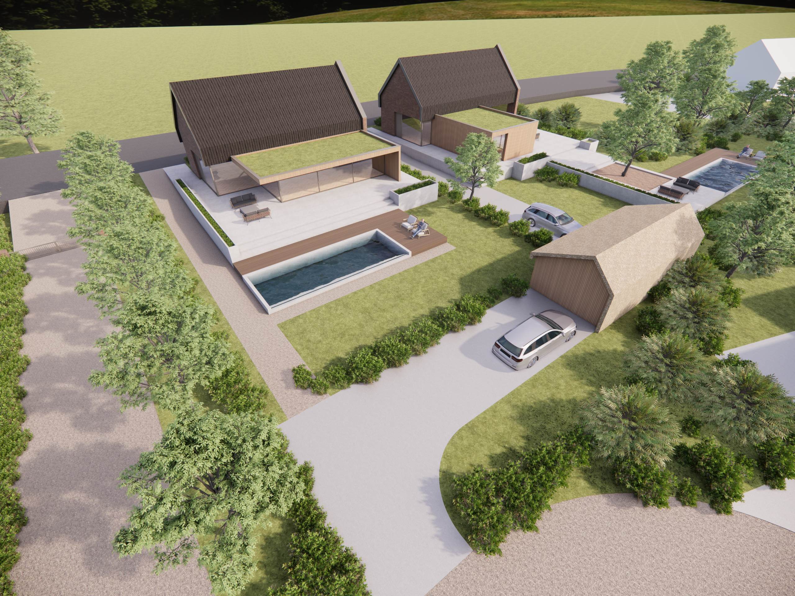 Een oeverwoning aan de Pruimendijk te Ridderkerk